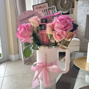 Termo con flores
